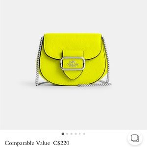 Coach Cute Neon Bag with Chain